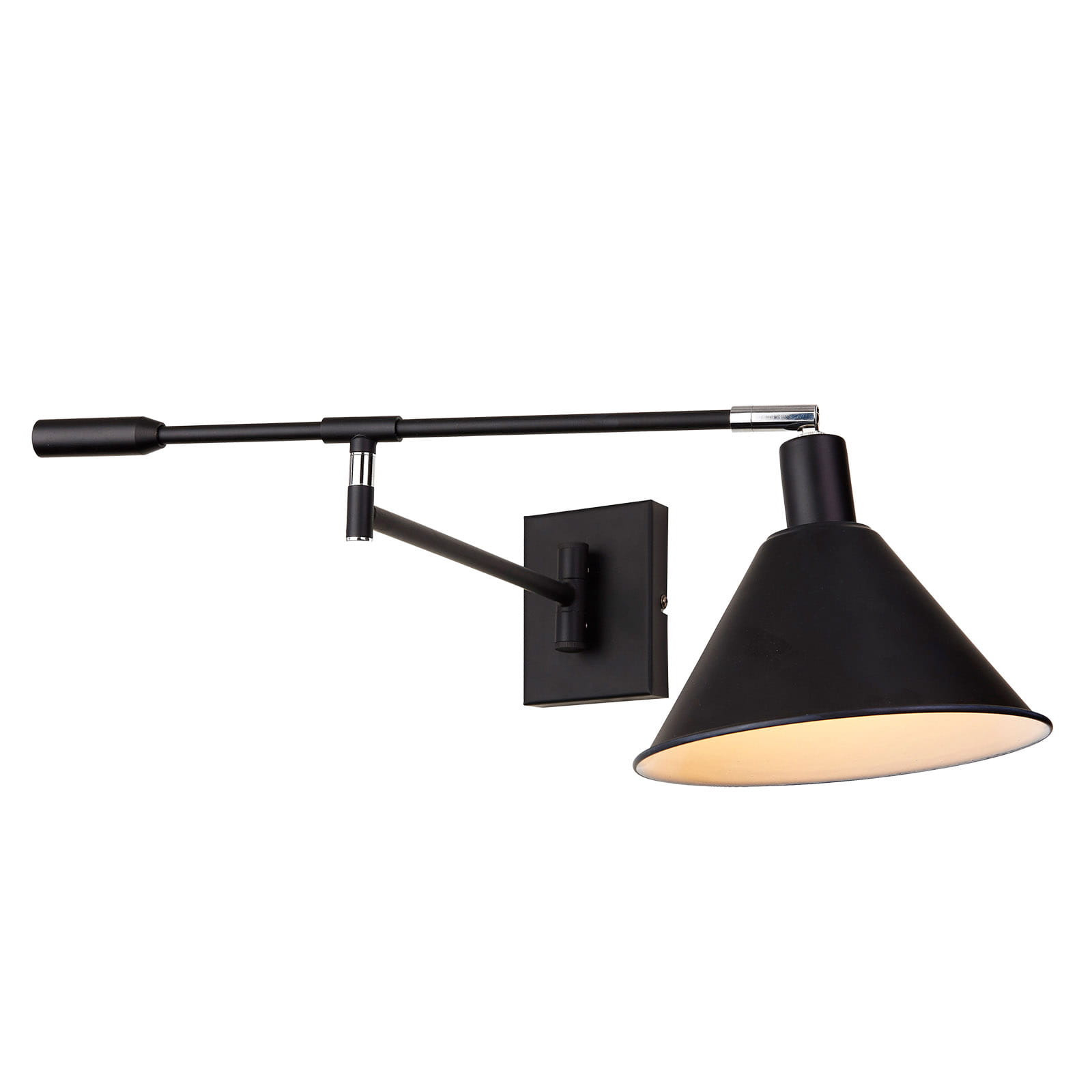 Kinkiet czarny TRINITY 1xE14x60W wym:19x53x15cm IP20 Italux