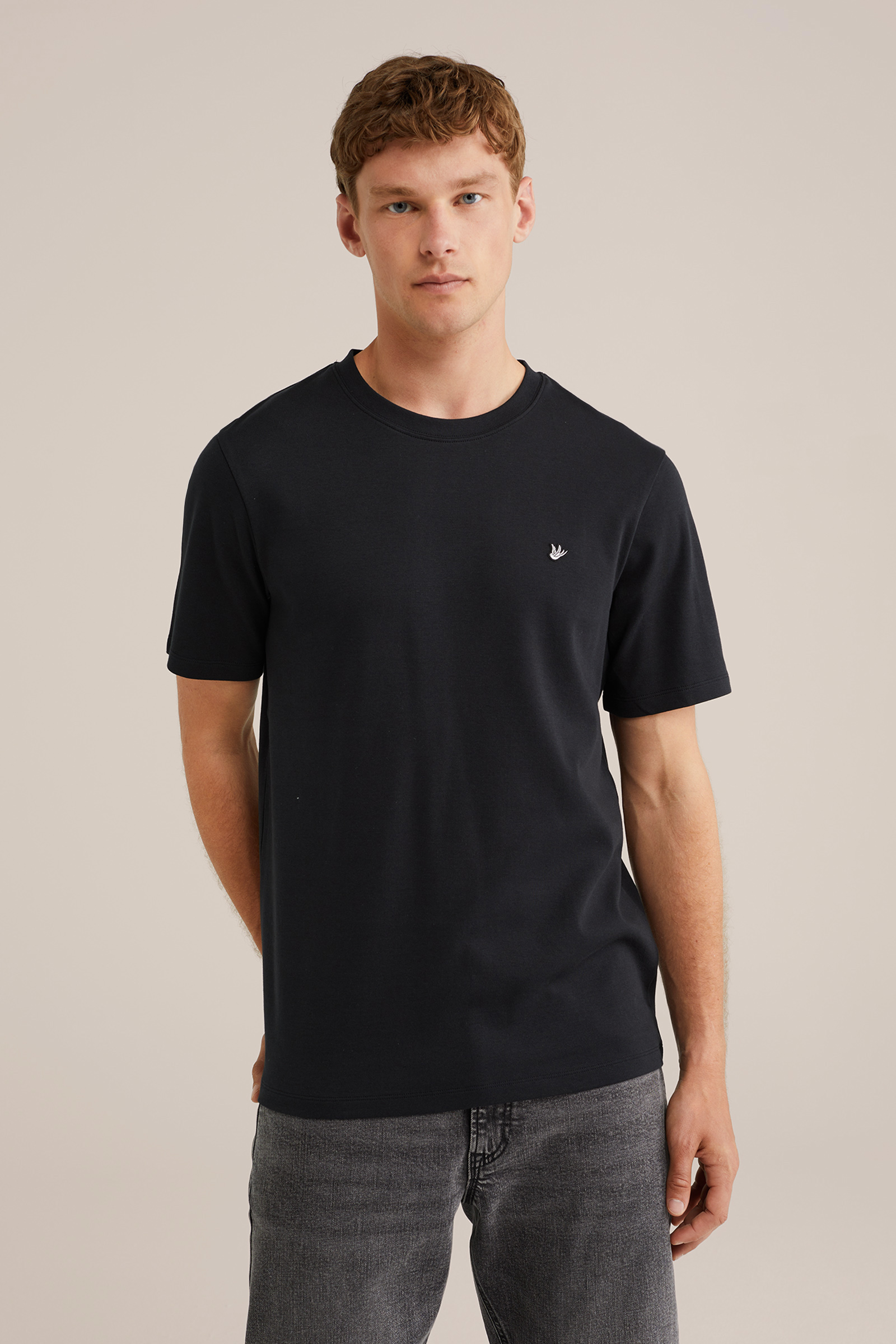 Heren Regular fit T-shirt met embroidery
