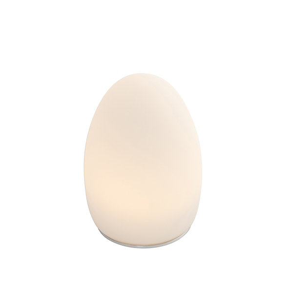 Ensemble de 2 lampes de table rechargeables RGBW blanches - Eggo