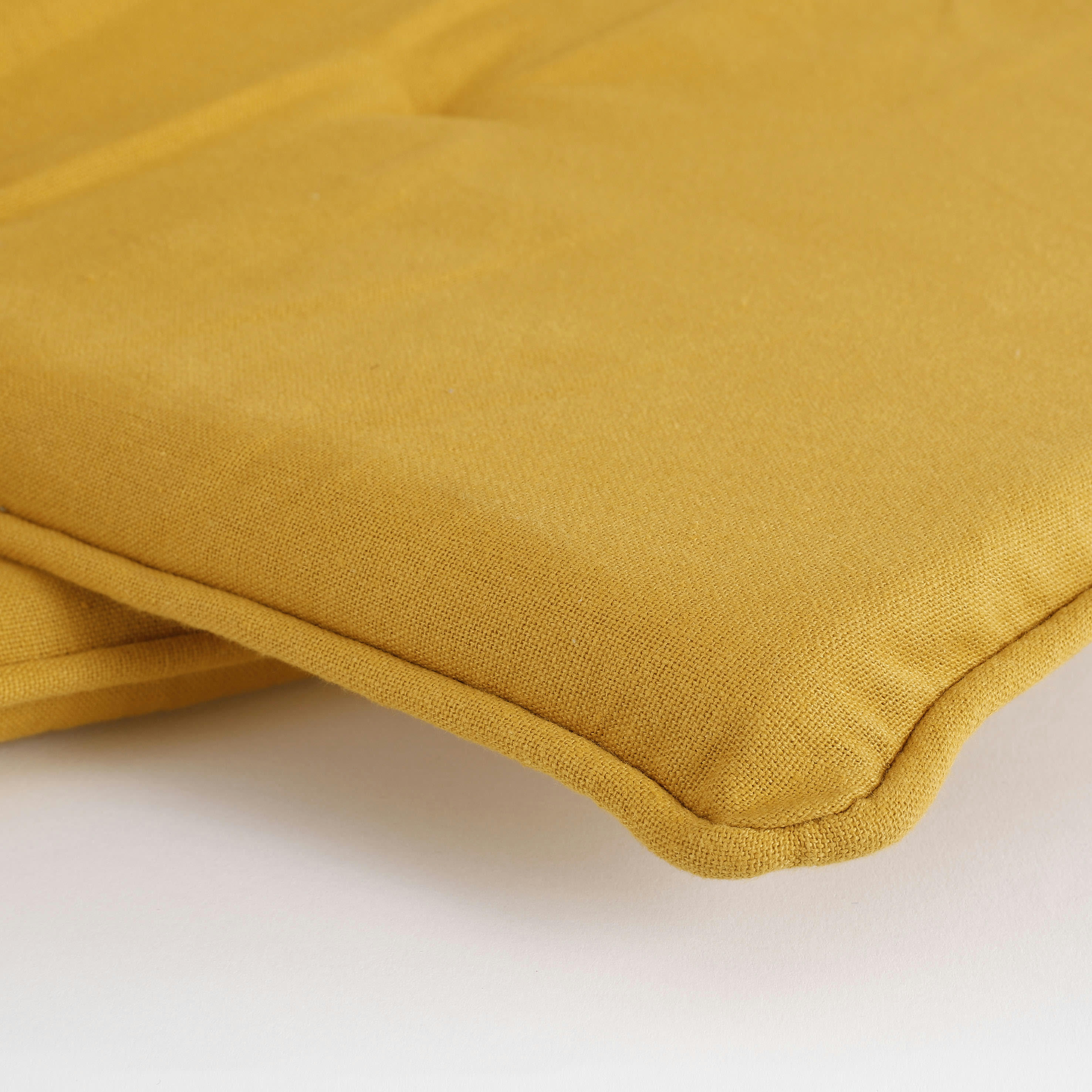 TIVOLI - Coussin de canapé d'exterieur jaune 120x47