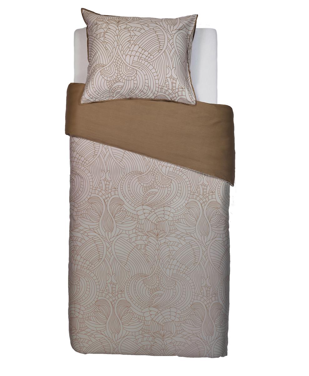 MOOOI dekbedovertrek Dodo Pavone - 140x200/220 cm - grijs