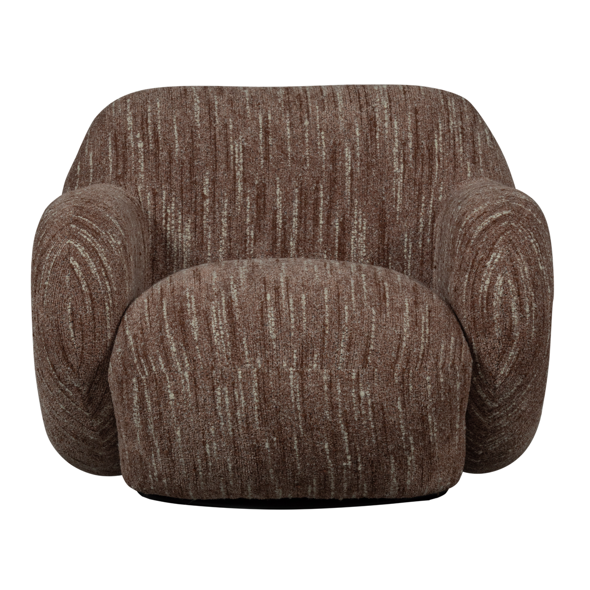 WOOOD fauteuil Folke - Chenille - Oudroze Melange - 70x88x88