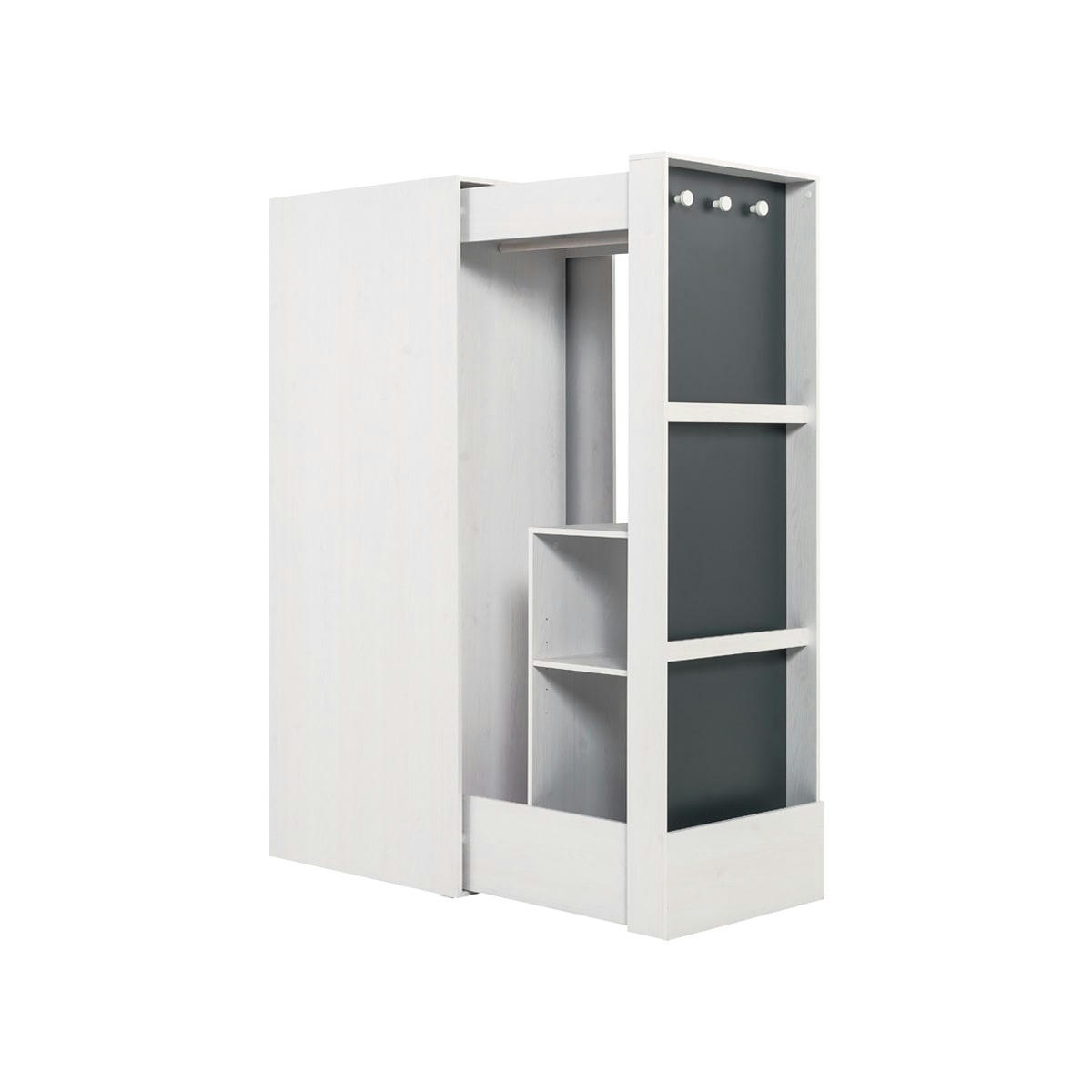 NEST - Armoire cargo blanc gris