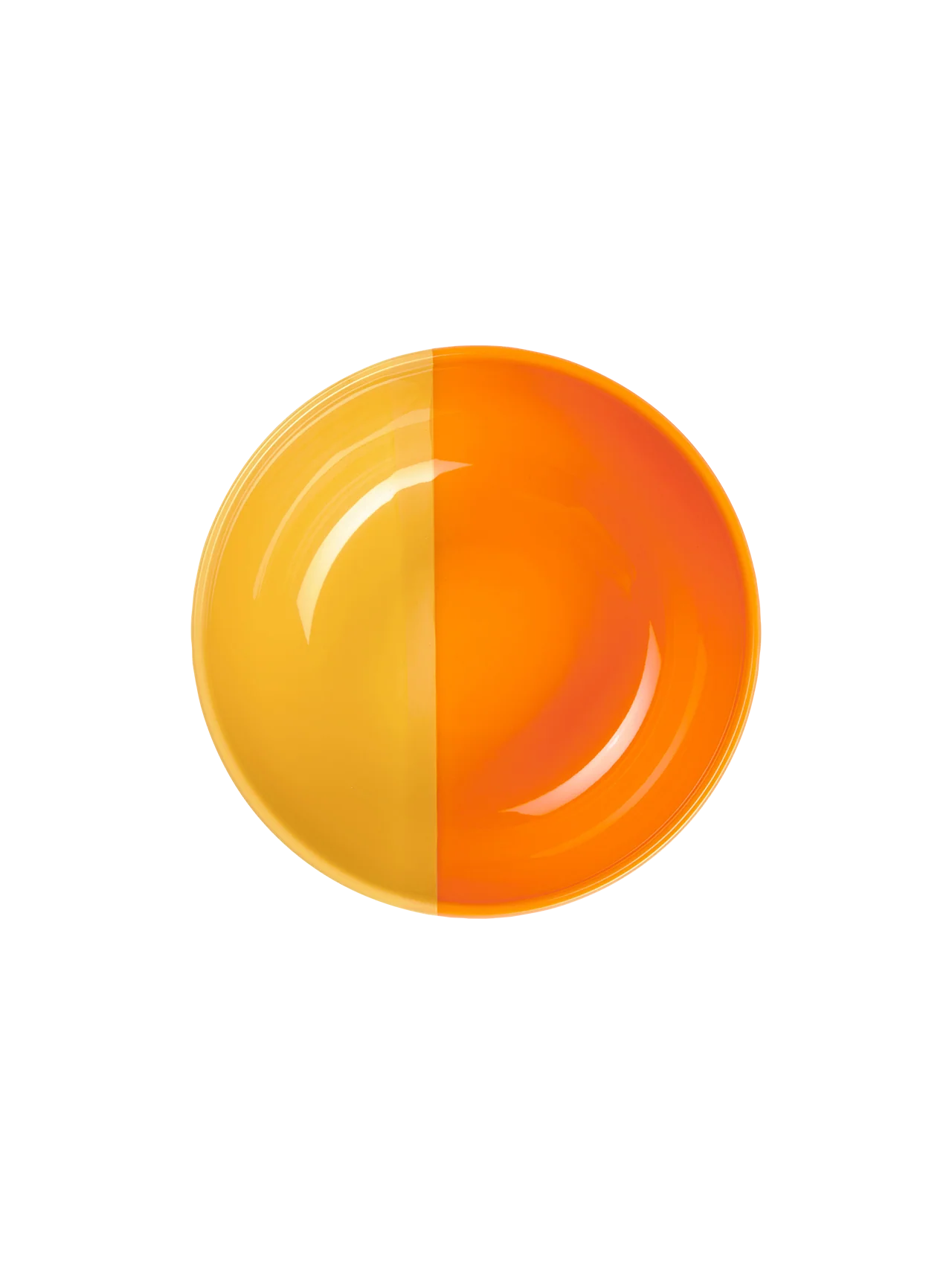 schale, orange smoothie