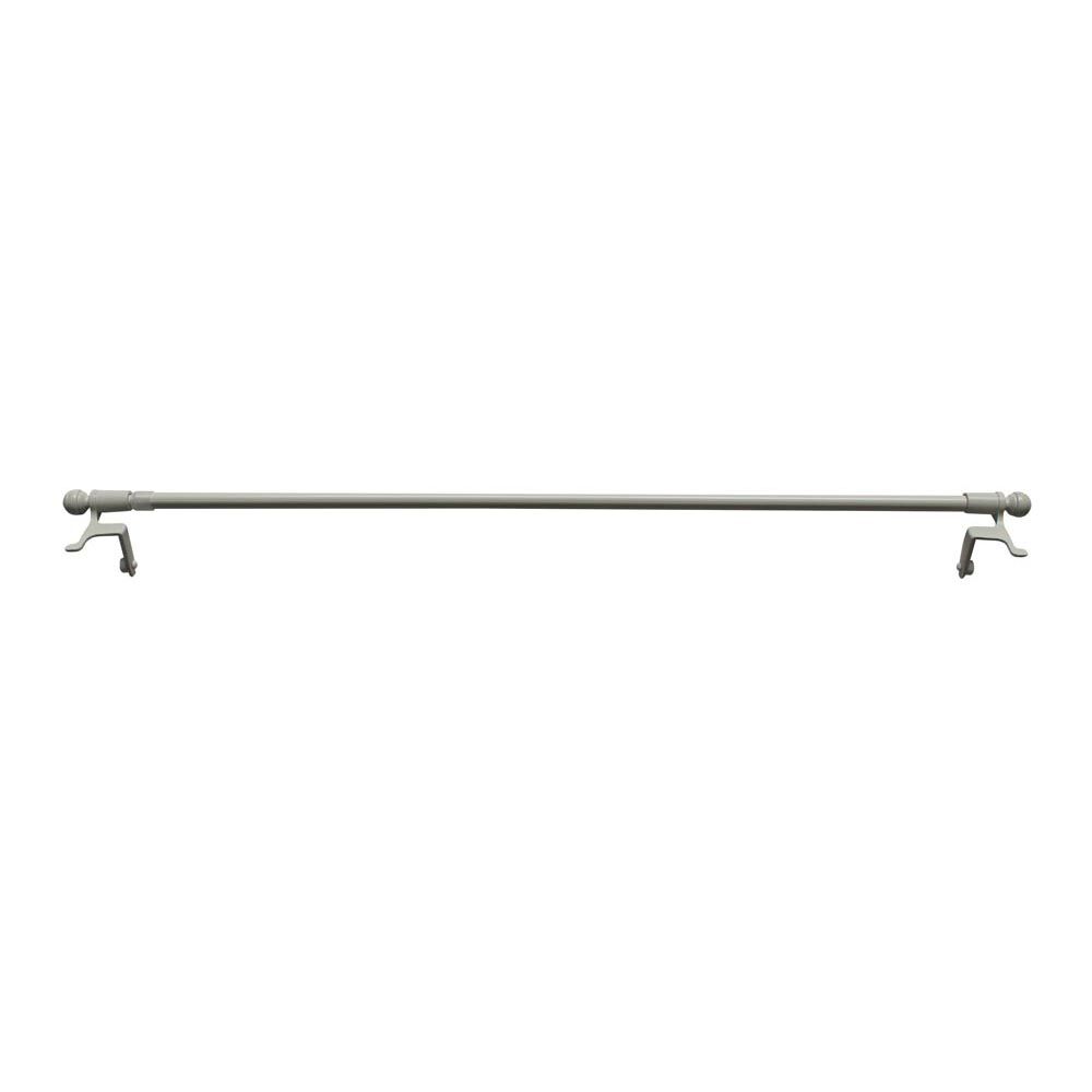 Tringle à pression Extensible Métal Blanc 50-80 cm