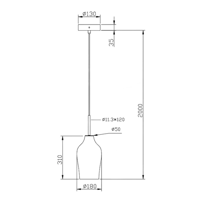 Hängeleuchte Stintino