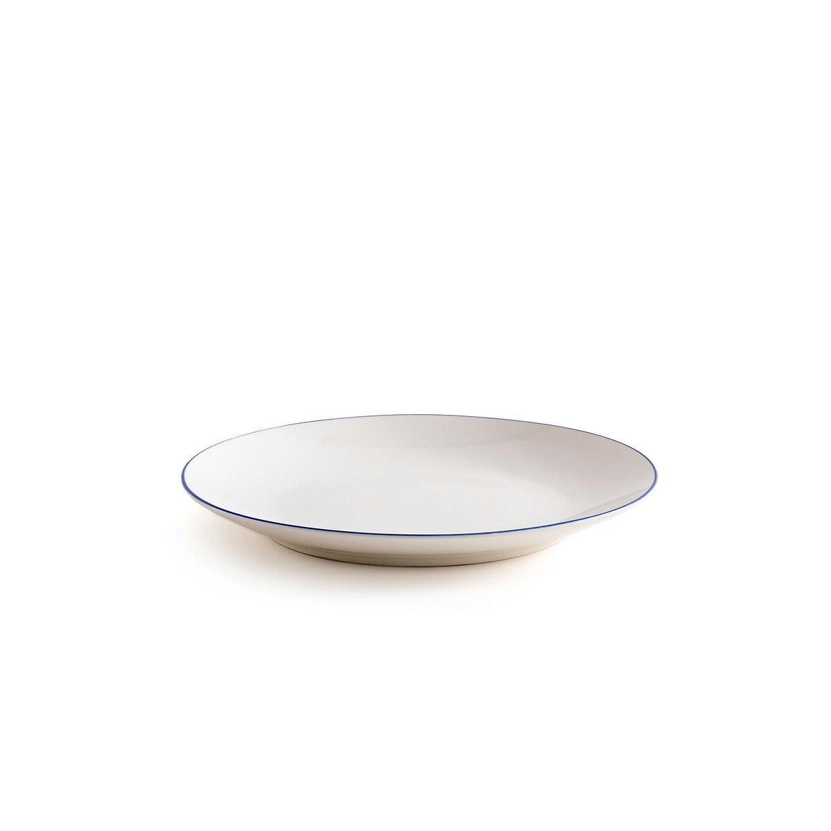 Lot de 4 assiettes à dessert porcelaine, Malo