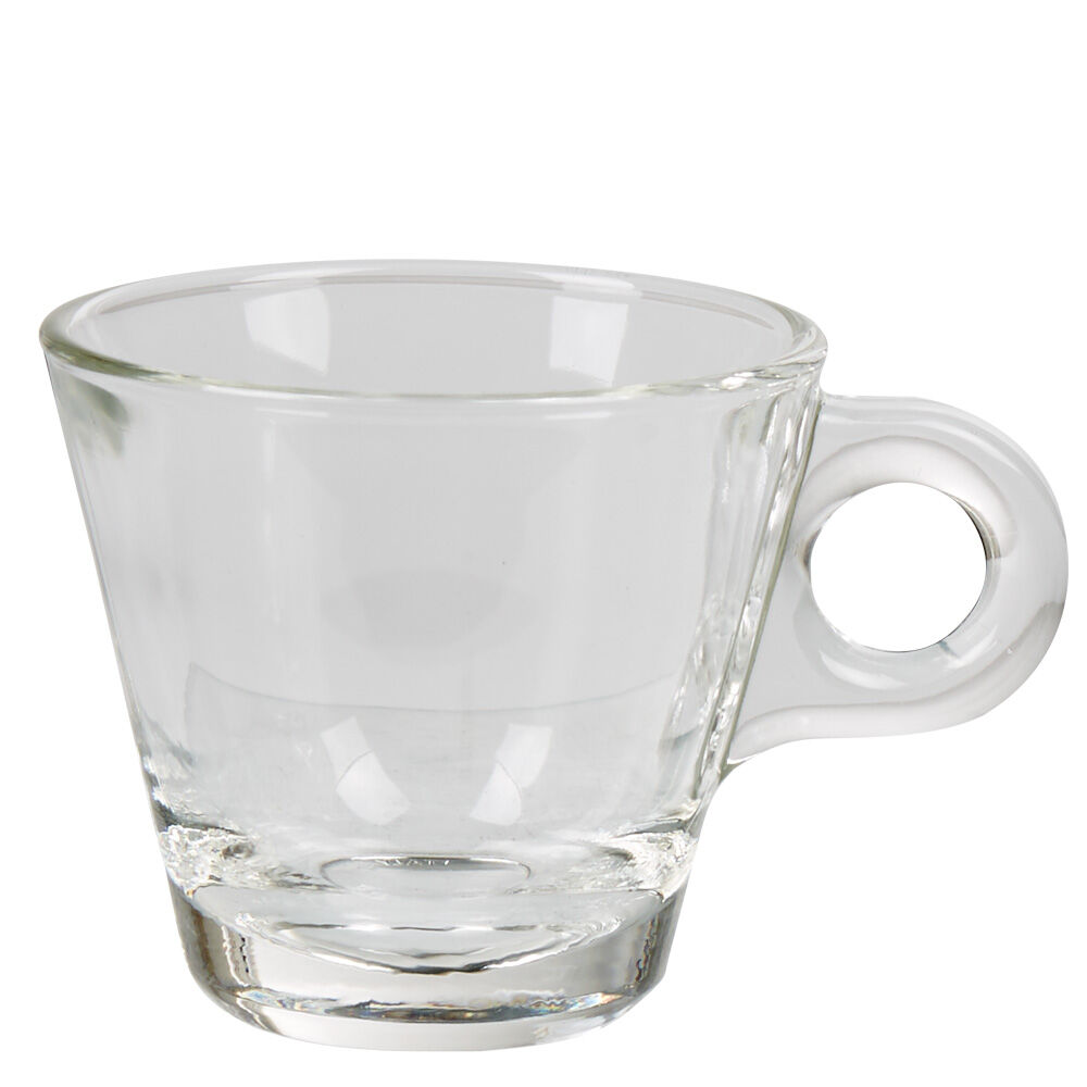 Tasse à expresso transparente