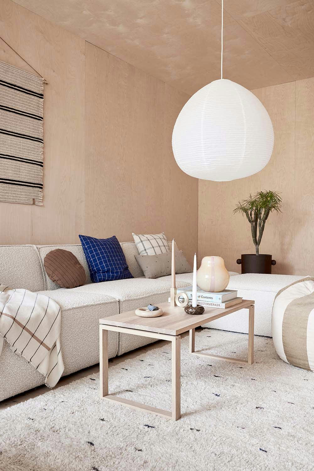 DOT - Tapis blanc en laine 300x240cm