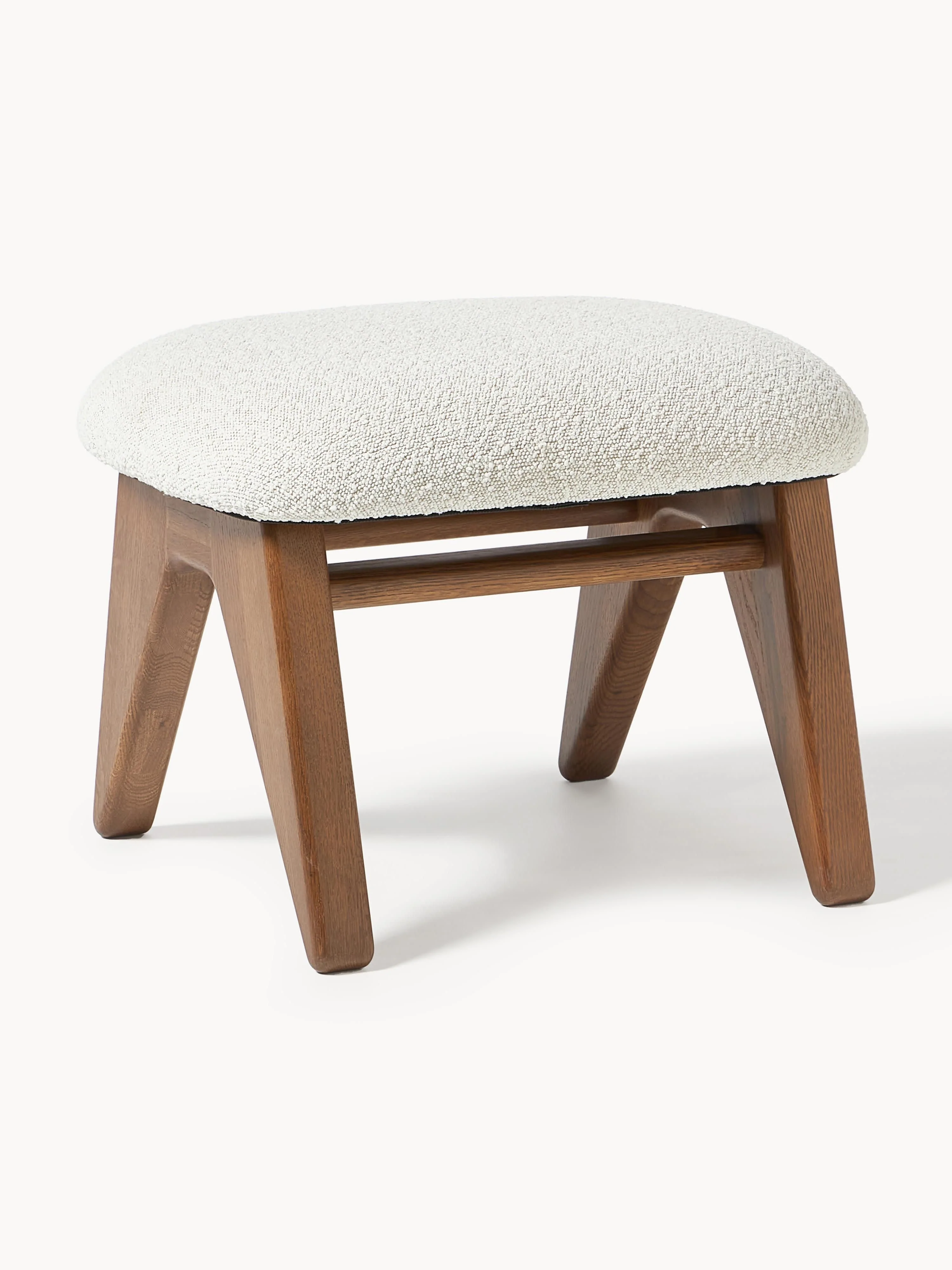 Bouclé-Sitzhocker Shenay