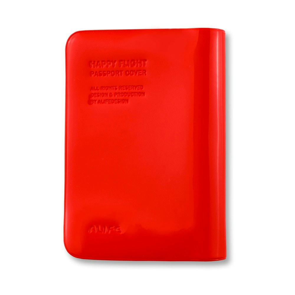 HAPPY FLIGHT - Protège passeport Happy Flight rouge