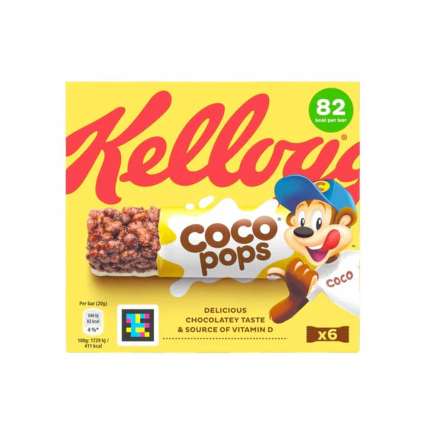 Kellogs Coco Pops Cereal Bar 6 Pack