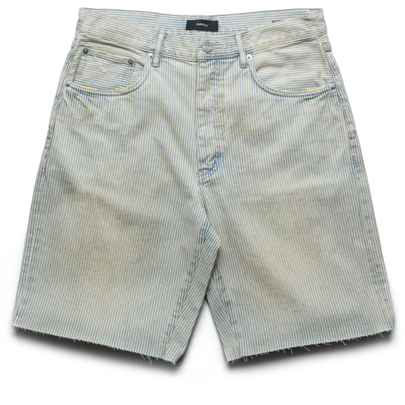 Purple Brand Hickory Denim Shorts - Light Indigo