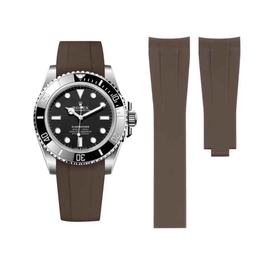 Rolex – Submariner –  Rubber Strap – Brown