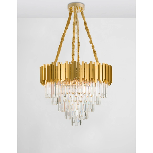 Pendelleuchte »Grane «, LED, 12 W, Höhe: 120 cm, goldfarben