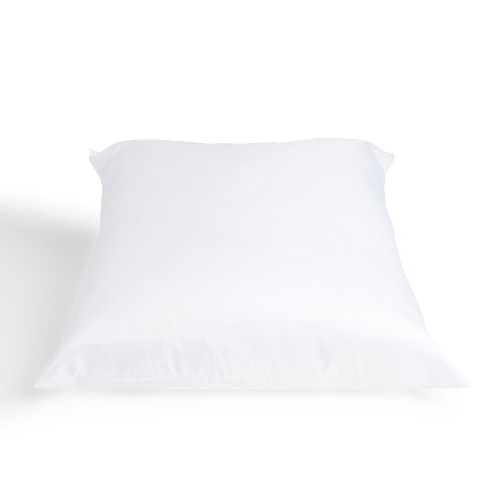 Oreiller confort moelleux 60x60cm polyester blanc