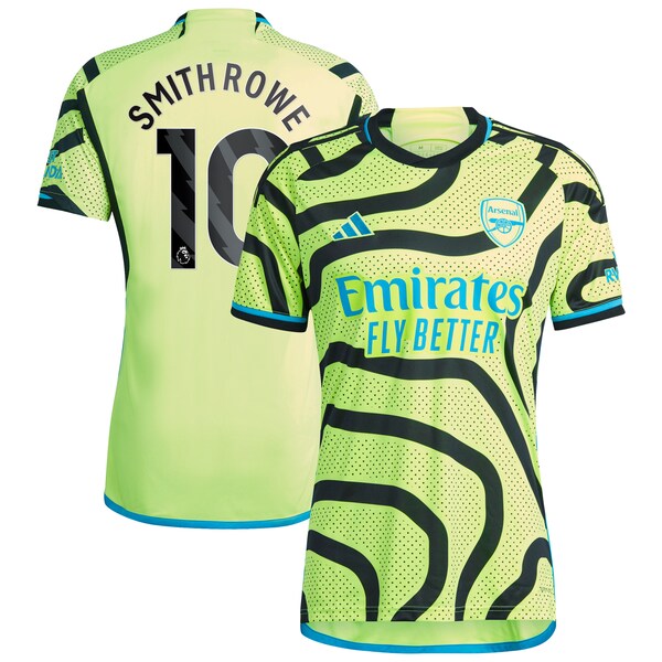 Emile Smith Rowe Arsenal adidas 2023/24 Away Replica Player Jersey - Yellow/Green