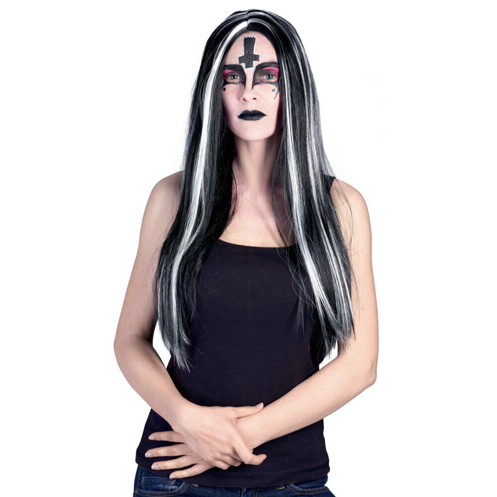 Perruque adulte Halloween sorcière