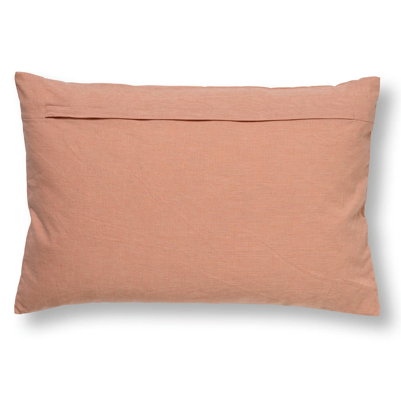 MADELIN - Housse de coussin rose en coton-40x60 cm avec motif fleuri