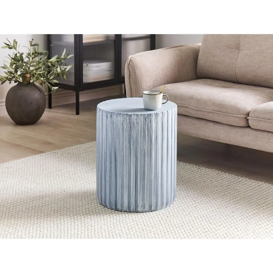 AMARO - Bijzettafel - Lichtgrijs - Lichtbeton