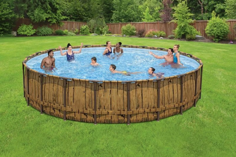 22' x 52 Round Above Ground Pool Set