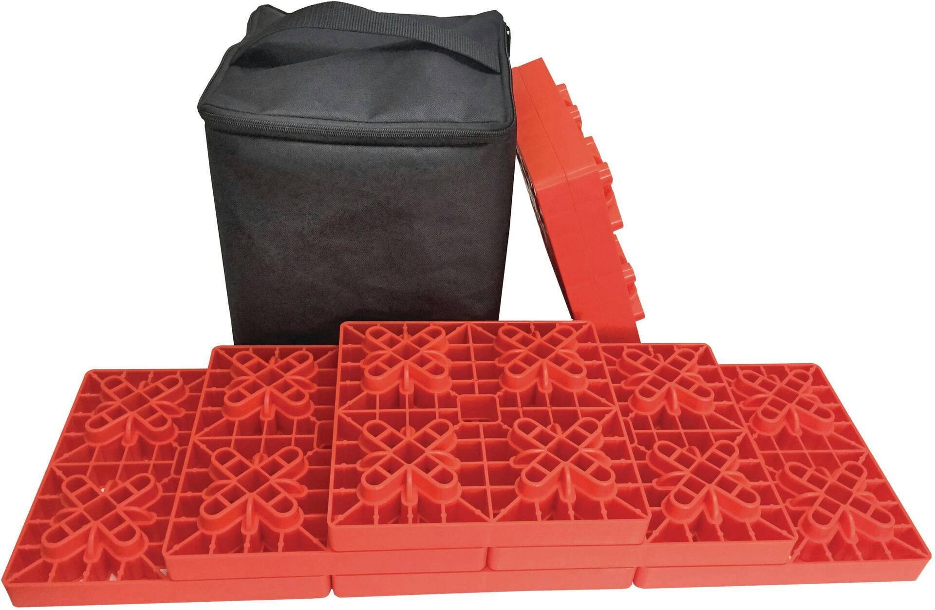 ROBLOCK RV Leveling Blocks with Bag, Red, 8-pc