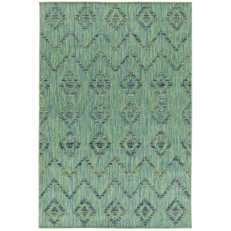BALI - Tapis extérieur à relief kuta vert 120x170cm