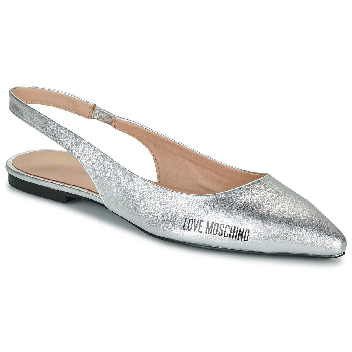 Love Moschino - LAME BALLERINA - Silver