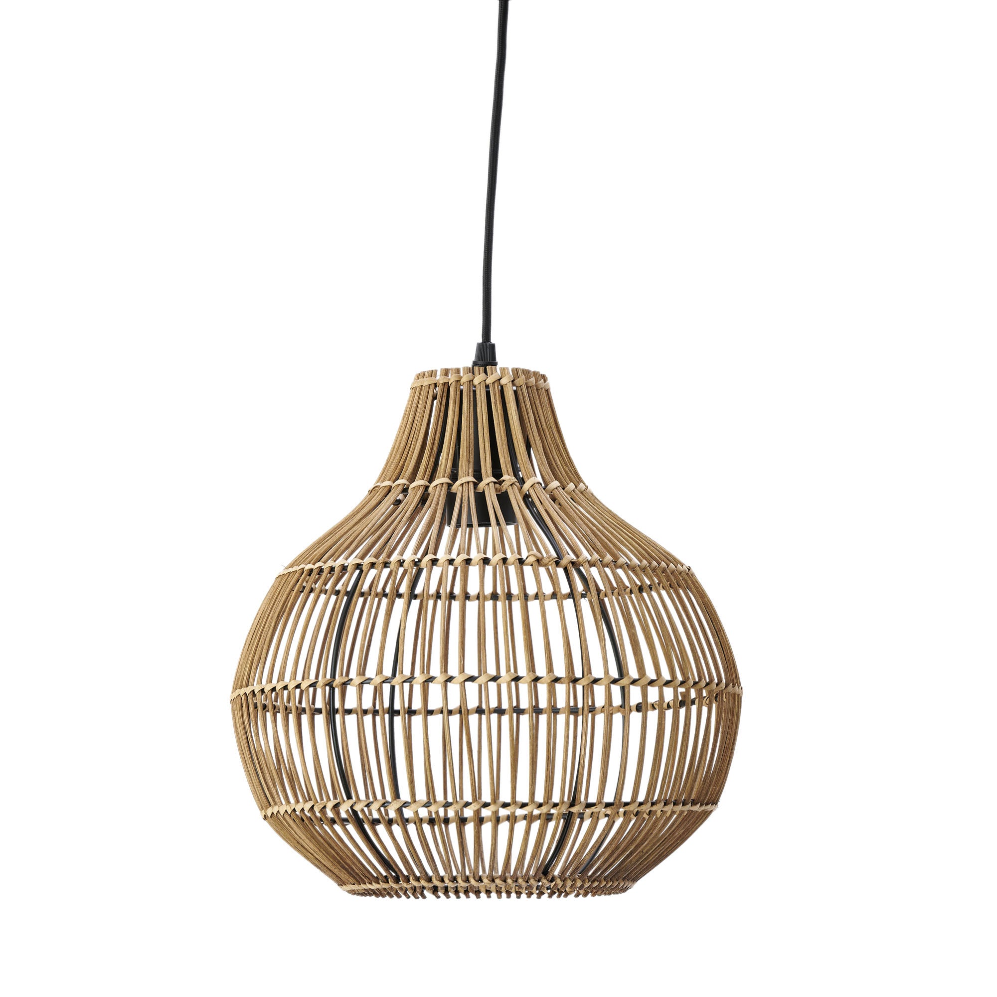 Light & Living hanglamp Pacino - bruin - Ø30cm
