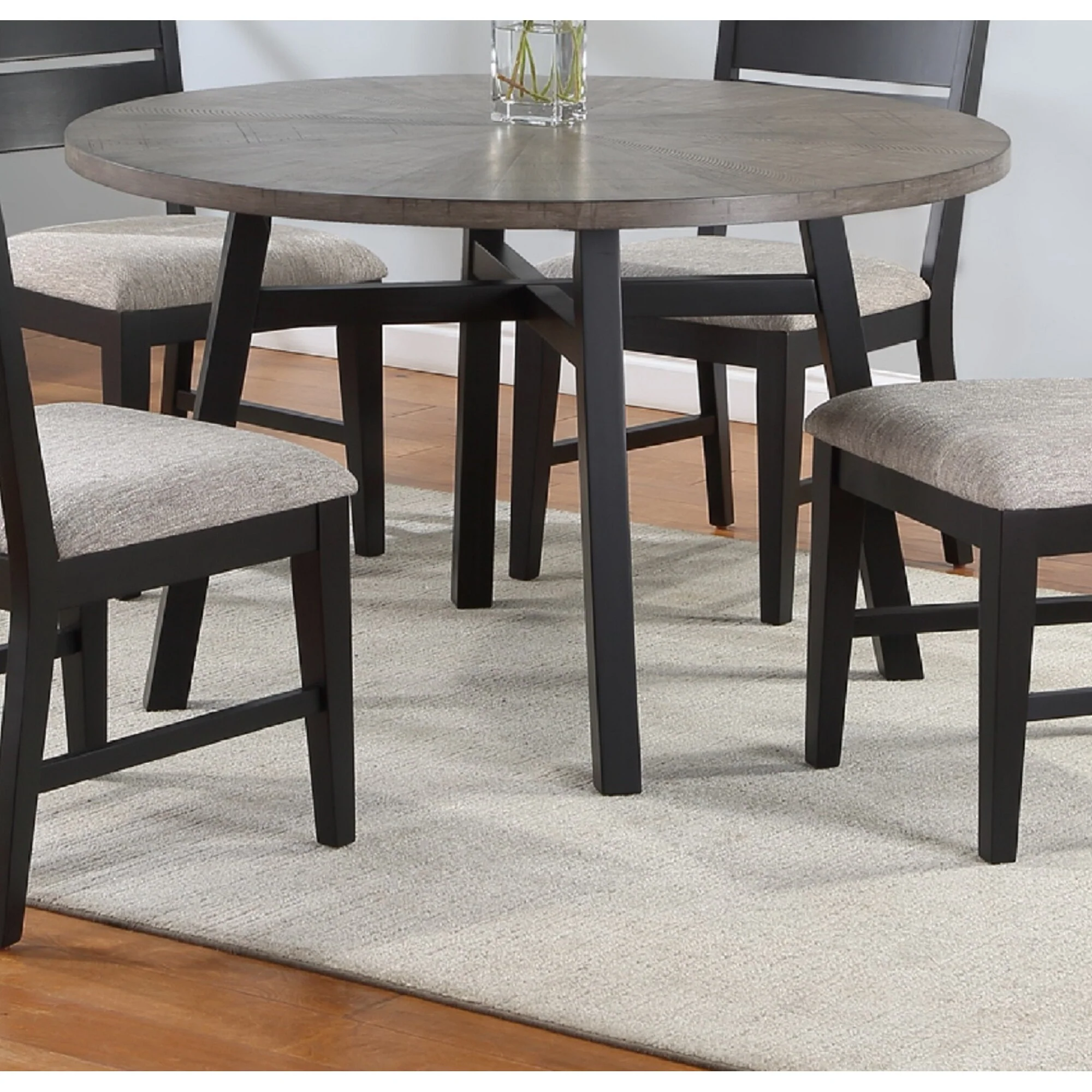 1pc Contemporary Light Round Dining Table