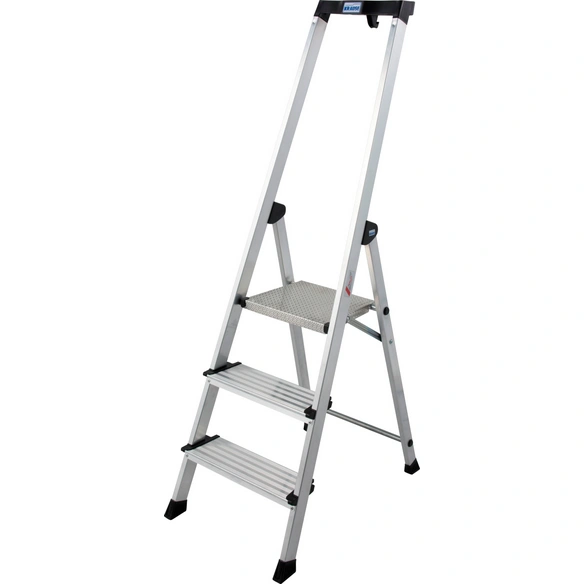 Stufen-Stehleiter »MONTO Safety PlusLine«, 3 Sprossen, Aluminium