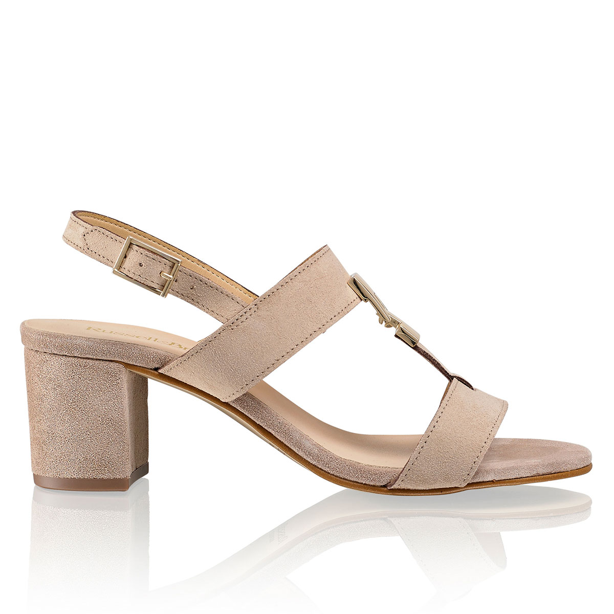 Russell & Bromley TROVE Block Heel Trim Sandal