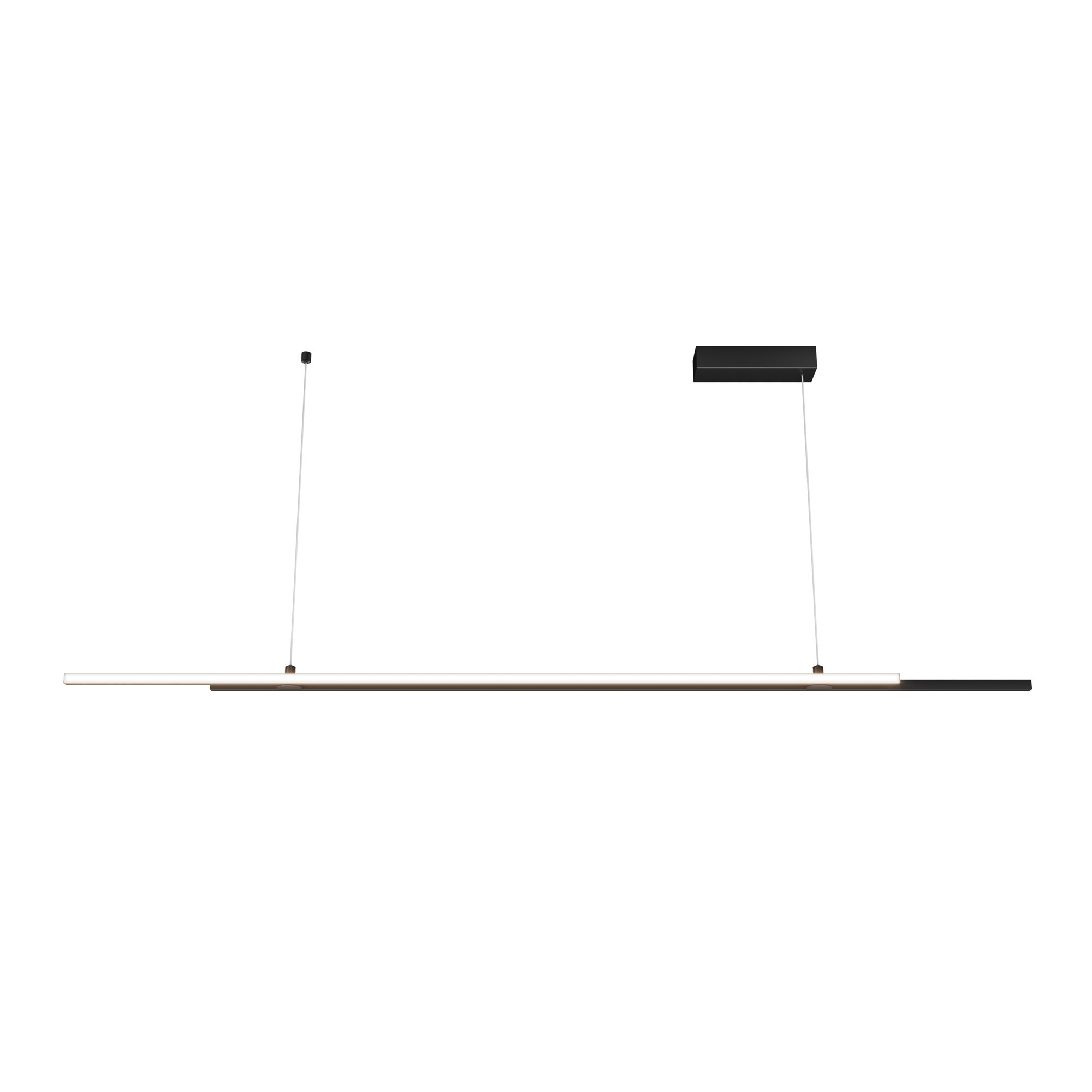 Lampa wisząca HALO czarna LED 2x48W Neutralna biel 2200lm Maytoni