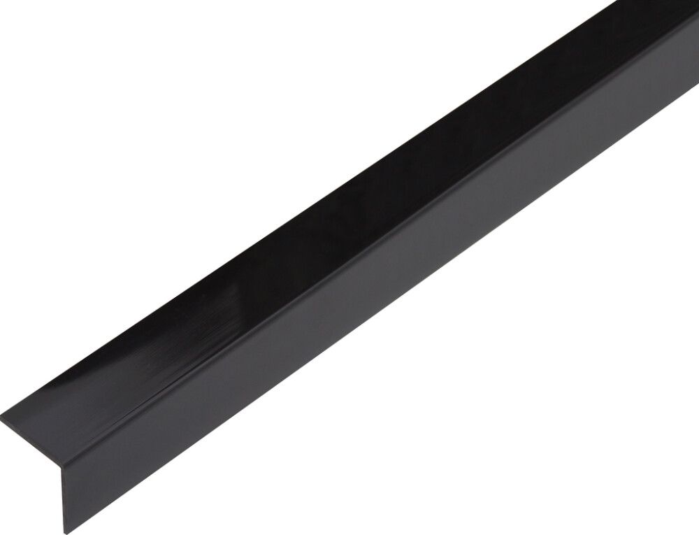 VINKELPROFIL GAH ALBERTS PVC SELVKLEBENDE BLANK SVART 20X20X1000MM