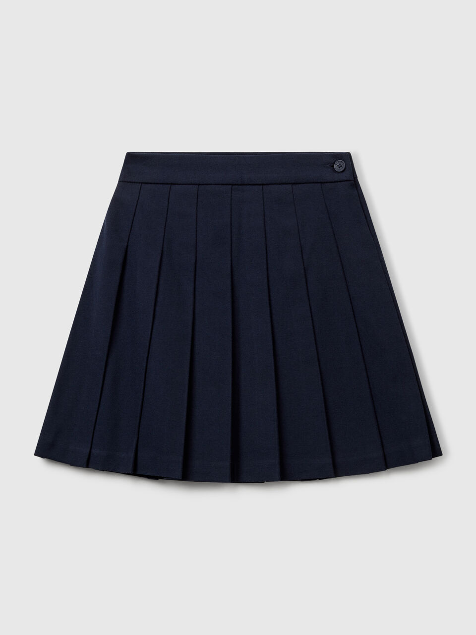 Pleated skirt in flannel