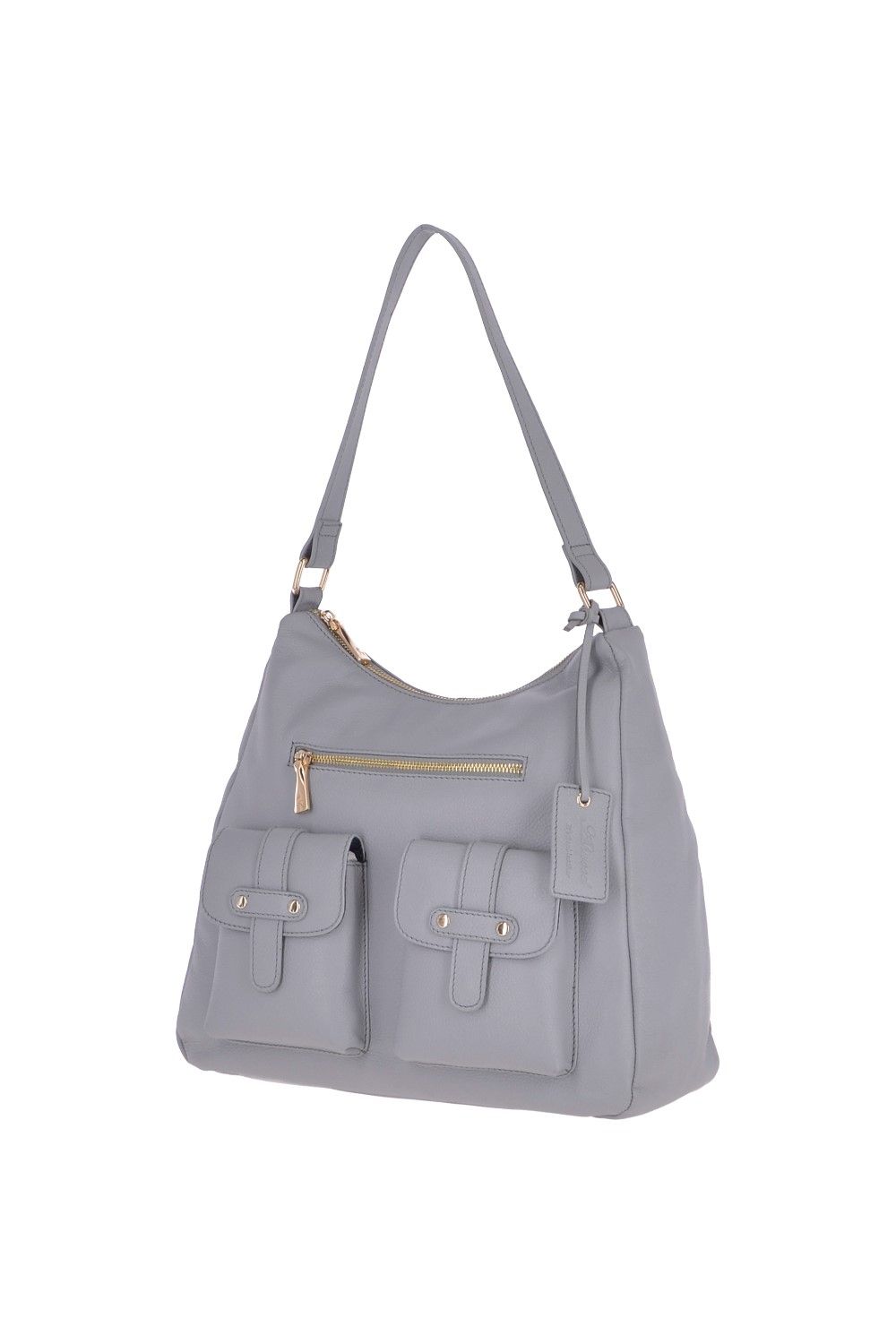 Ashwood Leather Real Leather Medium Shoulder Bag