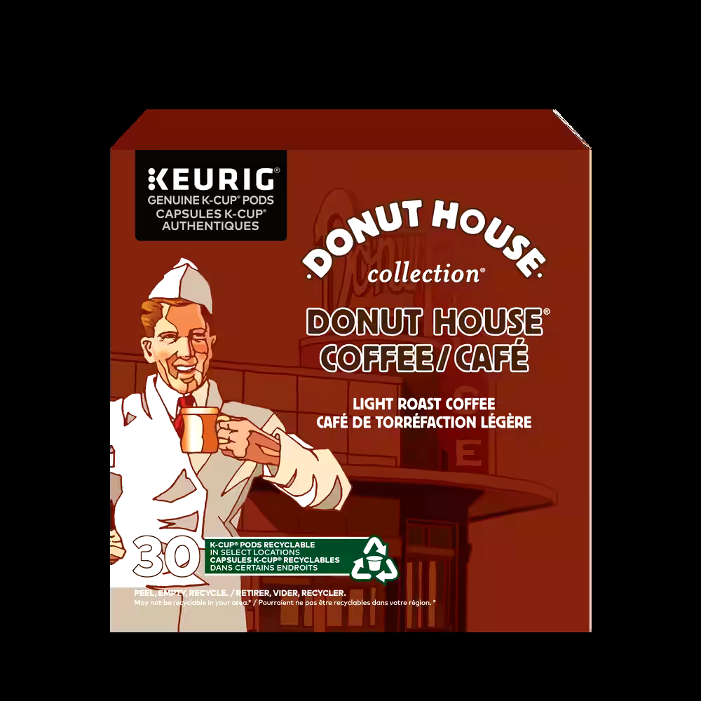 Keurig Donut House Light Roast K-Cup® Coffee Pods, 345-g, 30-pk