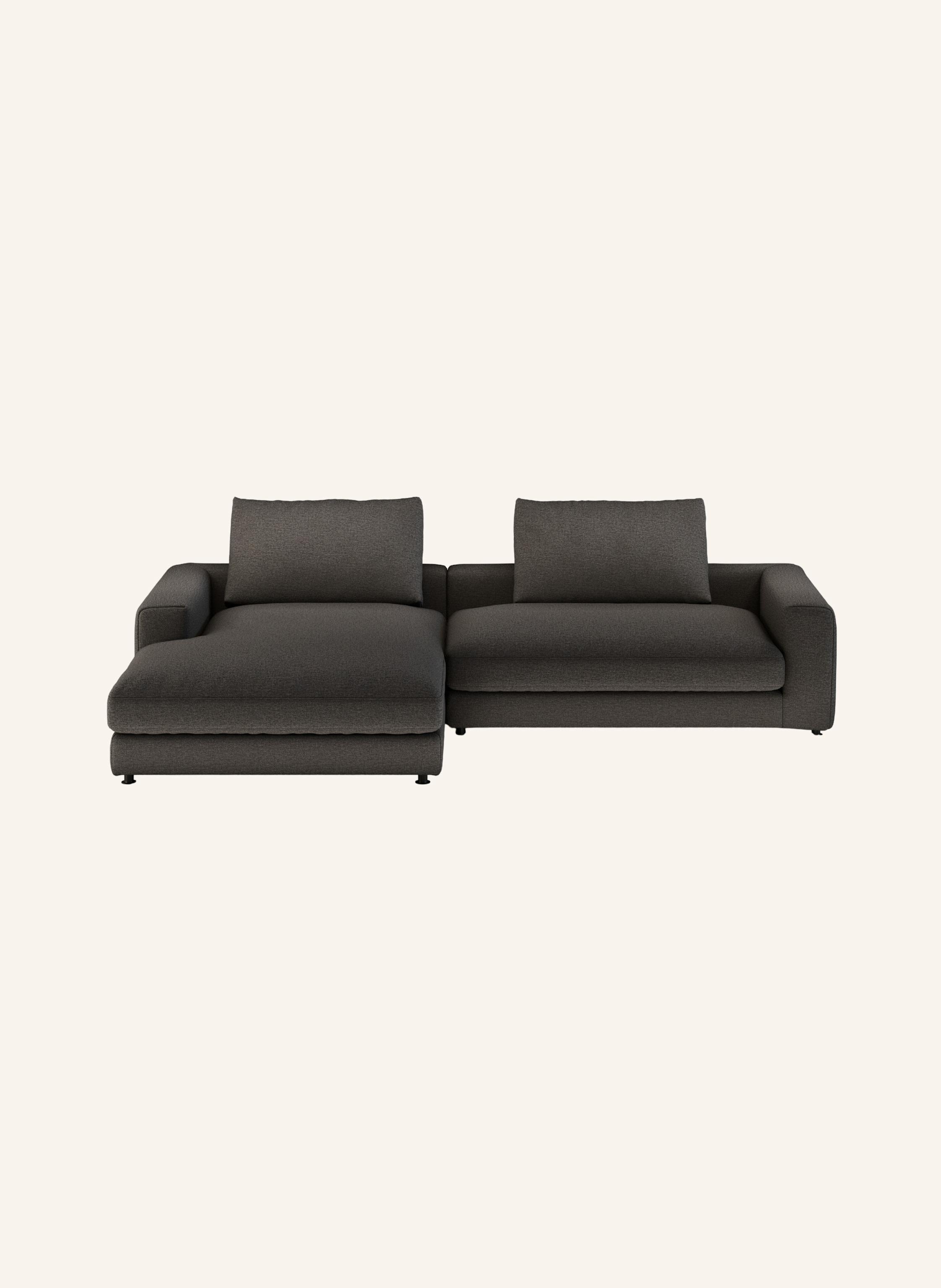 nydo Ecksofa XL MOSLER, links, Flachgewebe