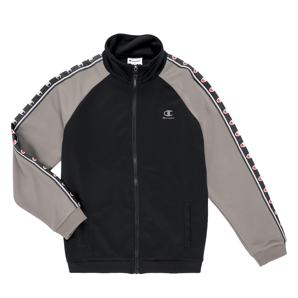Champion - Full Zip Sweatshirt - Black / Grey