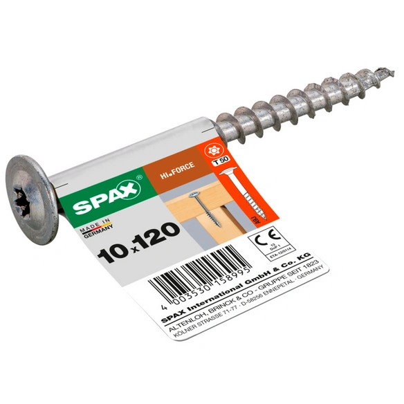 Durchmesser: 10 mm, Länge: 120 mm, Tellerkopf