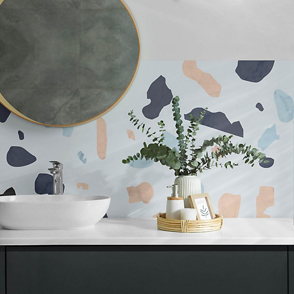 Panneau Décoratif Wallfluent 120x60 cm Motif Abstrait À Pois 1 pièce