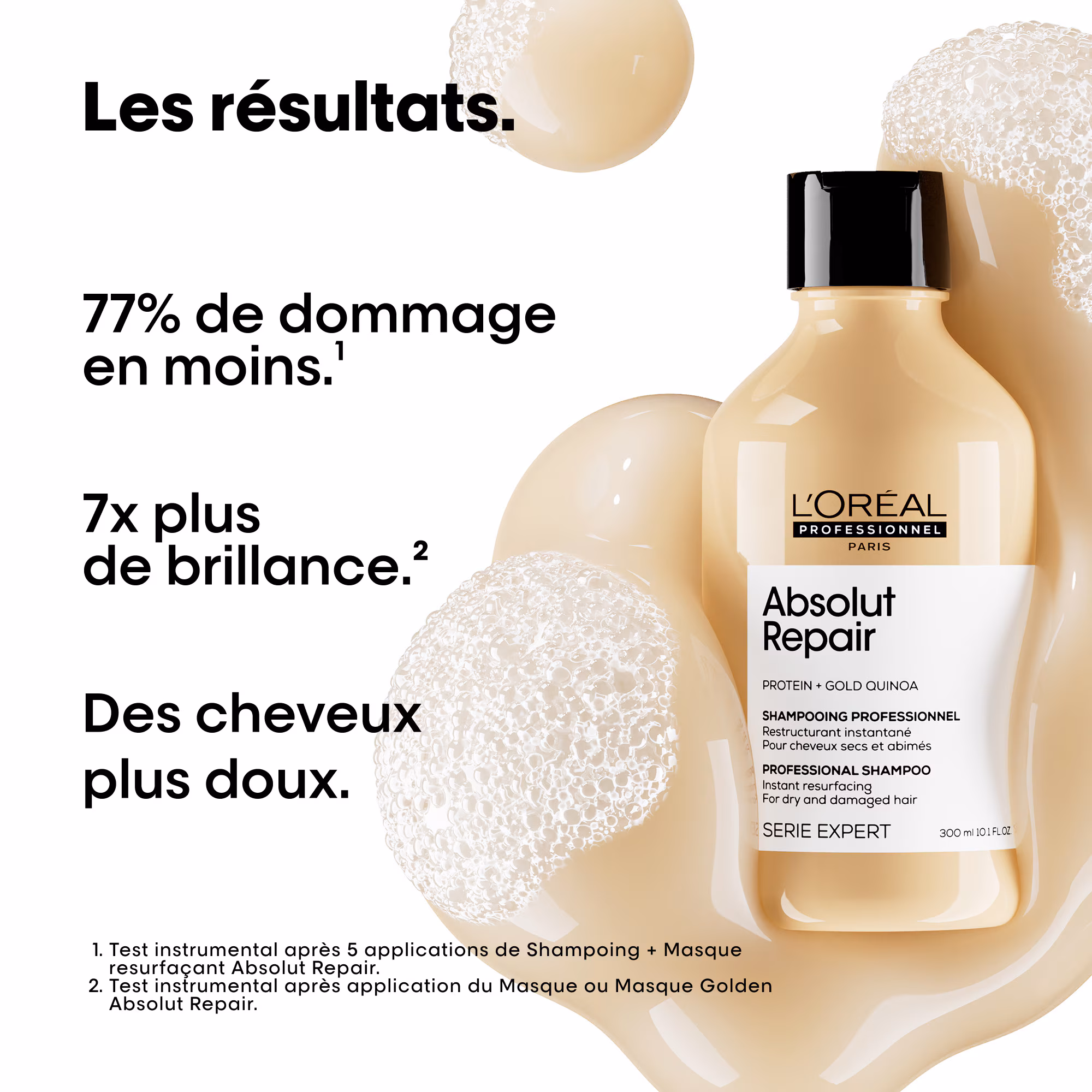 ABSOLUT REPAIRShampoing réparateur pour cheveux abîmés