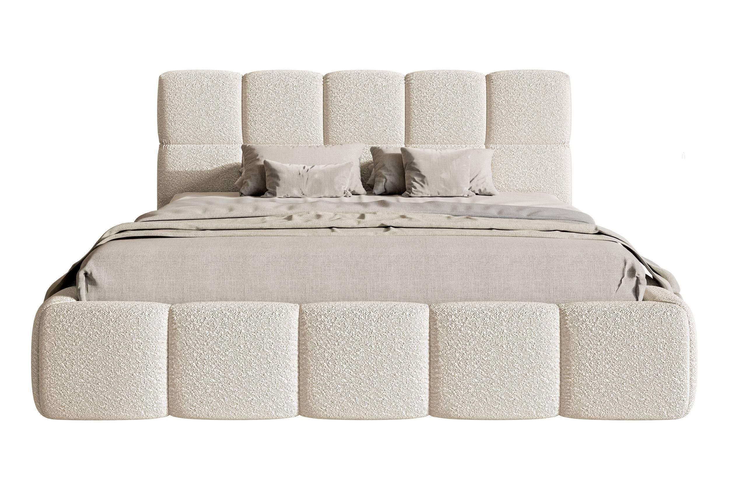 Bedframe Chloe bouclé 140x 200 cm