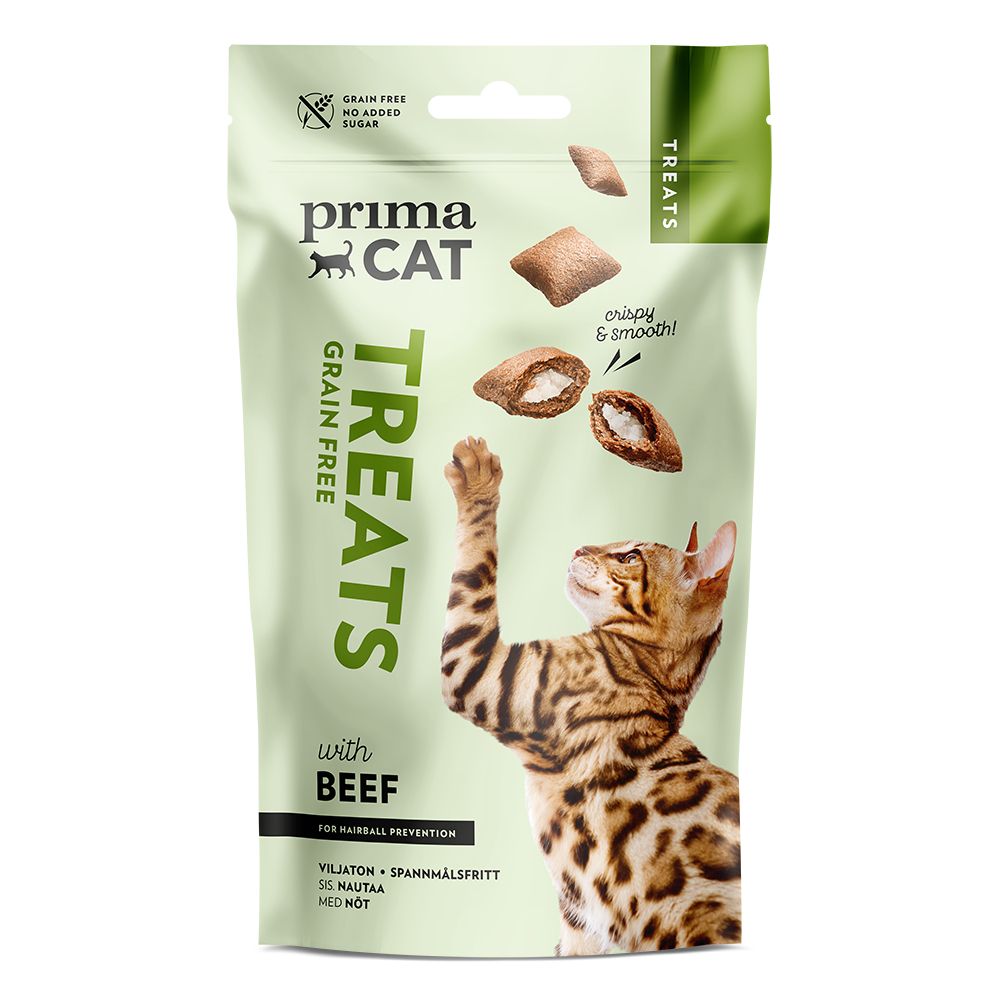 PrimaCat Crunchy Treats Anti-Hairball with Beef