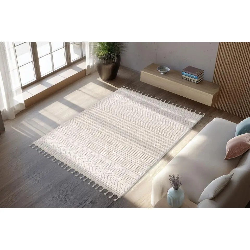 Lalee Tapijt Japandi - Hoog laag effect - 80x150 cm