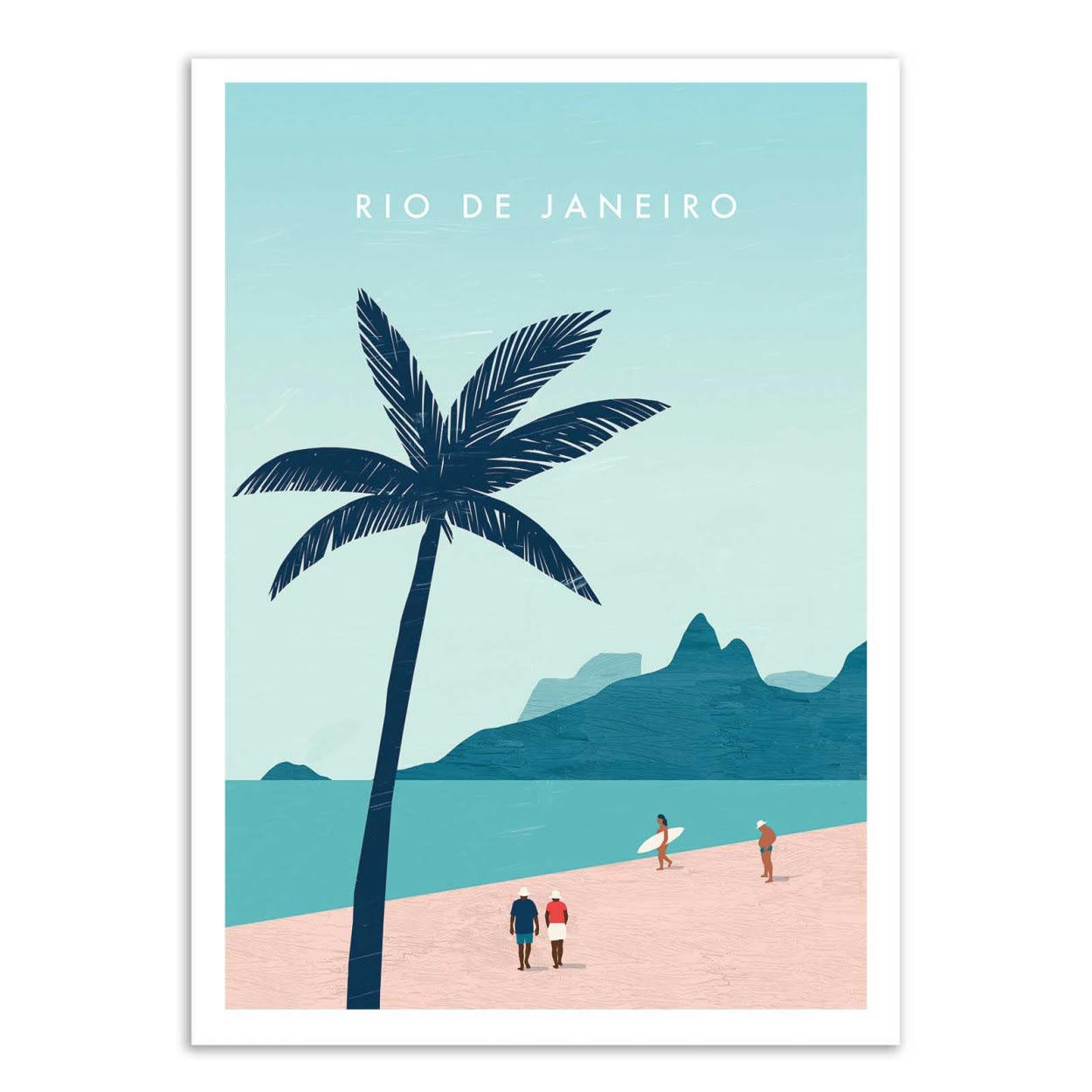 KATINKA REINKE - RIO DE JANEIRO - Affiche d'art 30 x 40 cm