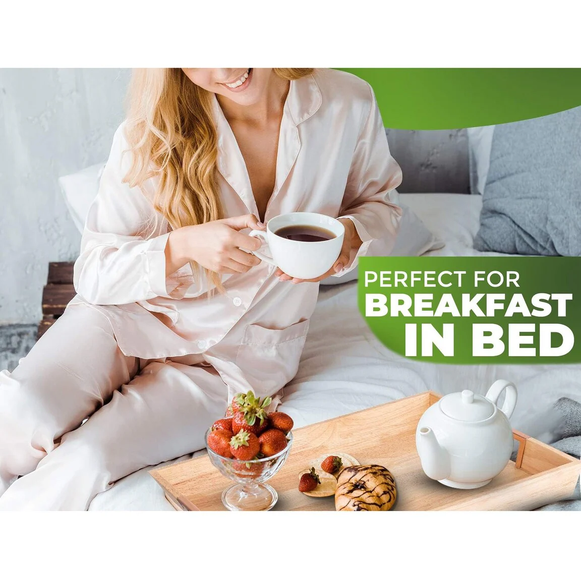 Rectangular OakWood Serving Tray - N/A