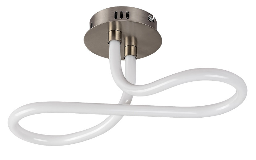 Lampa sufitowa Irelia chrom satynowany-biała LED 1x23W 4000K 2200lm Rabalux