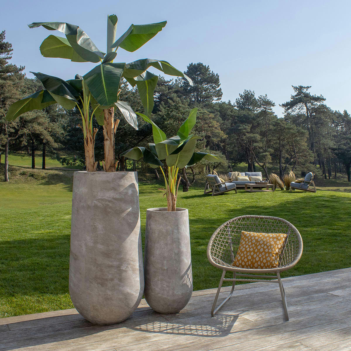 ESPRIT VEGETAL - Bananier artificiel esprit végétal petit modèle 128cm