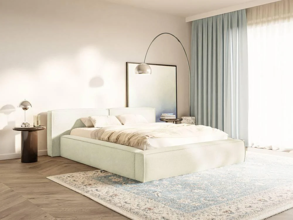 Bedframe Remera laag chenille 160 x 200 cm